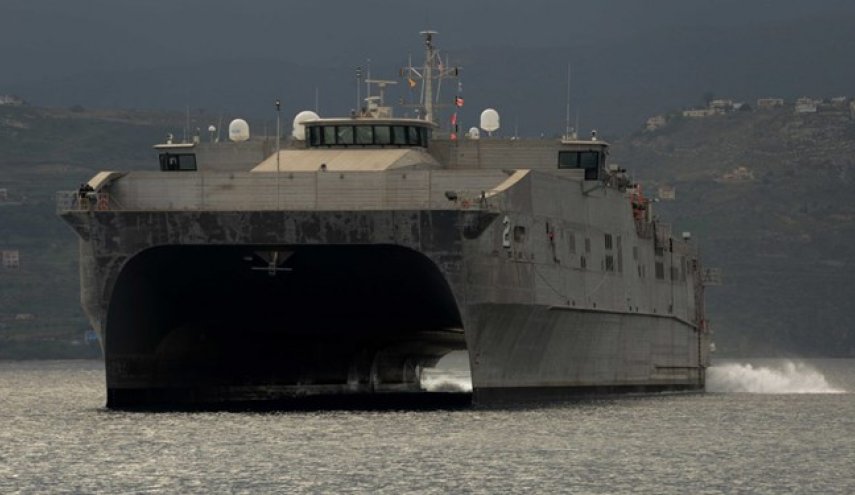 استقرار نظامیان ناوگان پنجم نیروی دریایی آمریکا در بیروت
