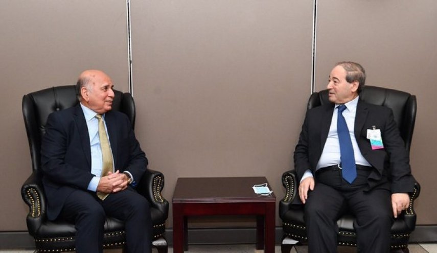 وزيري خارجية العراق وسوريا بحثا سبل جديدة للعمل المشترك