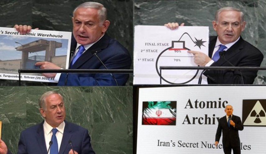 منازعه نتانیاهو و بنت بر سر نقاشی‌های نتانیاهو از «بمب ایران»