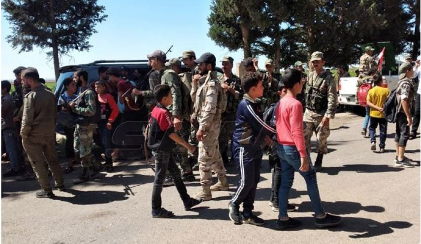الجيش السوري ينتشر في قرى حيط وجلين والمزيرعة وسحم الجولان