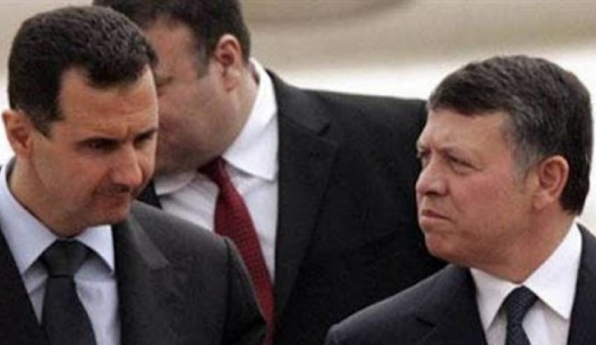 گفت‌‌وگوی تلفنی شاه اردن و رئیس جمهور سوریه
