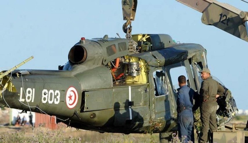 مقتل 3 عسكريين بسقوط مروحية في شرق تونس
