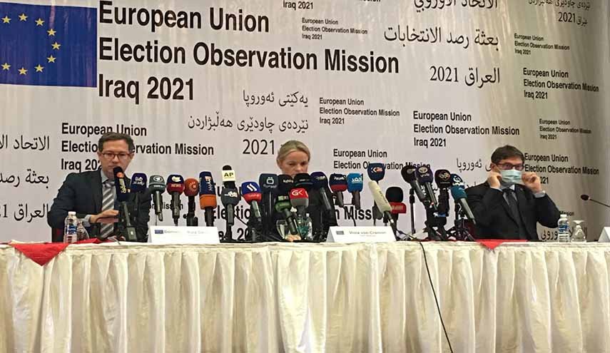 بعثة المراقبة الأوروبية تهنئ العراقيين بإنجاز الانتخابات البرلمانية