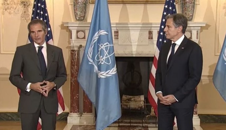 مدیرکل آژانس اتمی با وزیر خارجه آمریکا دیدار کرد/ بلینکن: تمرکز روی ایران است
