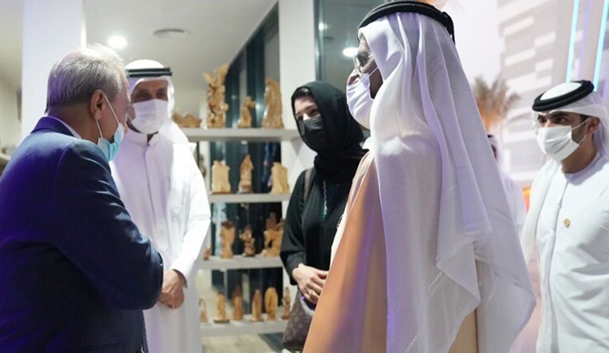 حاكم دبي يلتقي بمسؤول رفيع في السلطة الفلسطينية