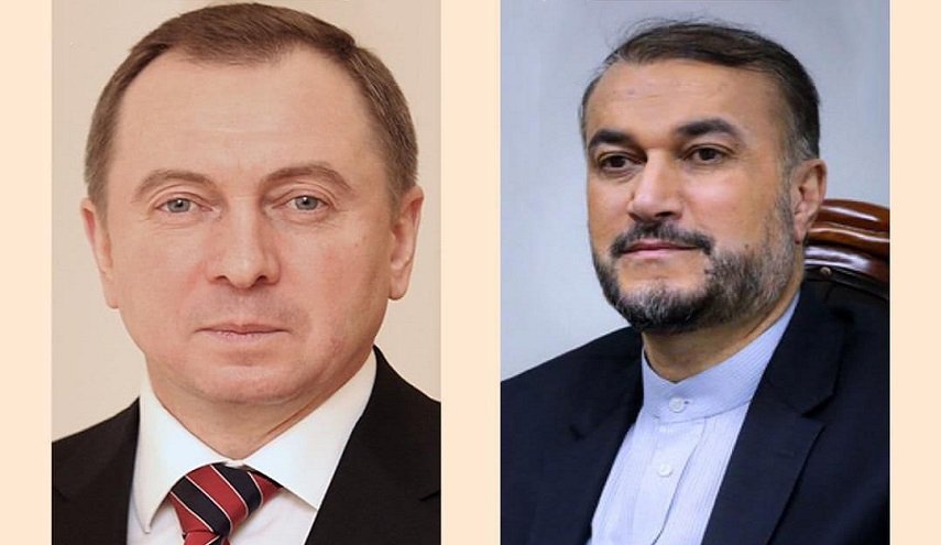 إتصال هاتفي بین وزيري خارجية إيران و بيلاروسيا 