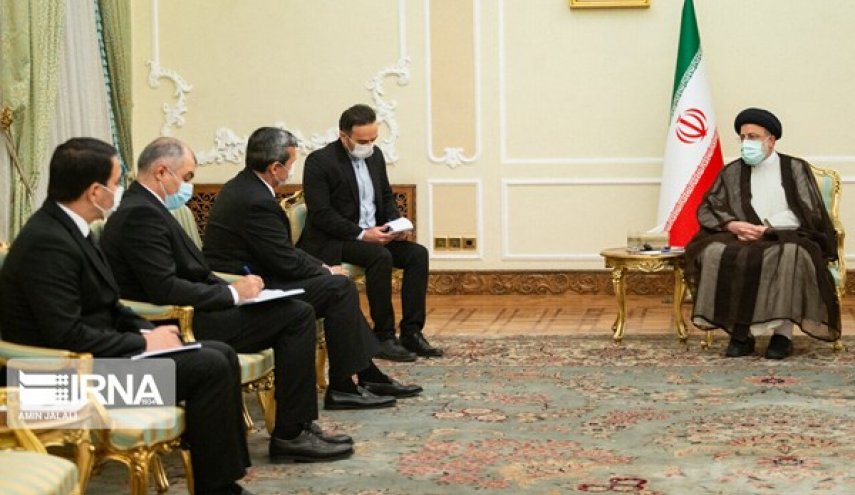 رئيسي: العلاقات بين طهران وعشق آباد يمكن رفعها اعلى بكثير من المستوى الراهن