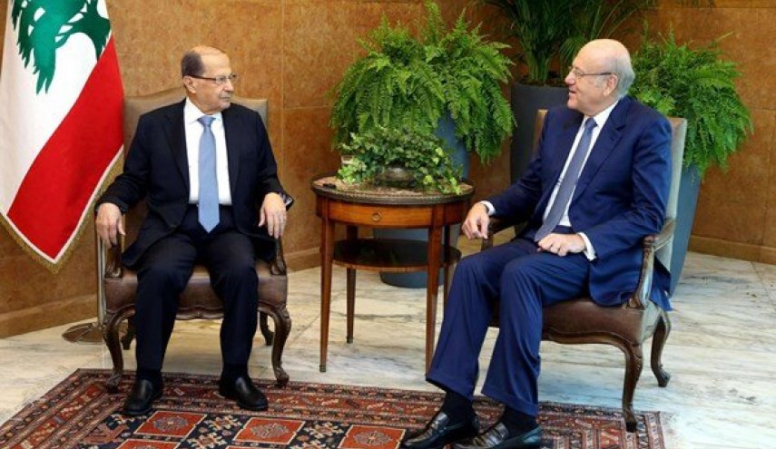 توافق رئیس‌جمهور و نخست‌وزیر لبنان بر یک نقشه راه برای خروج از بحران فعلی