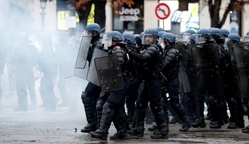 داخلية فرنسا: استخدمنا الغاز المسيل للدموع لتفريق المتظاهرين فى رين الفرنسية