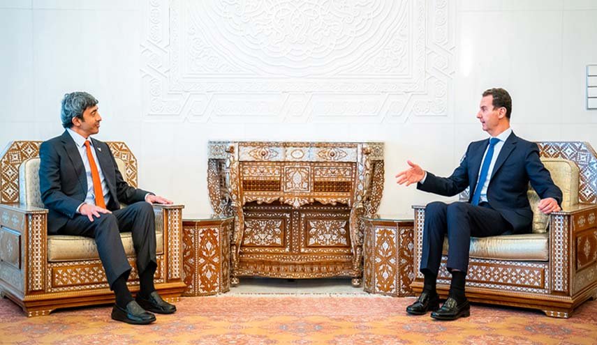 قرقاش يعلق على زيارة وزير خارجية الامارات لدمشق ولقائه بالأسد