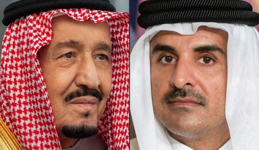 أمير قطر يبعث رسالة الى ملك السعودية