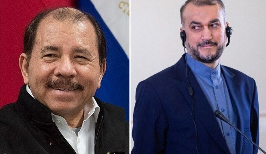 امیر عبداللهيان يهنئ بإعادة انتخاب اورتيغا رئيسا للجمهورية في نيكاراغوا