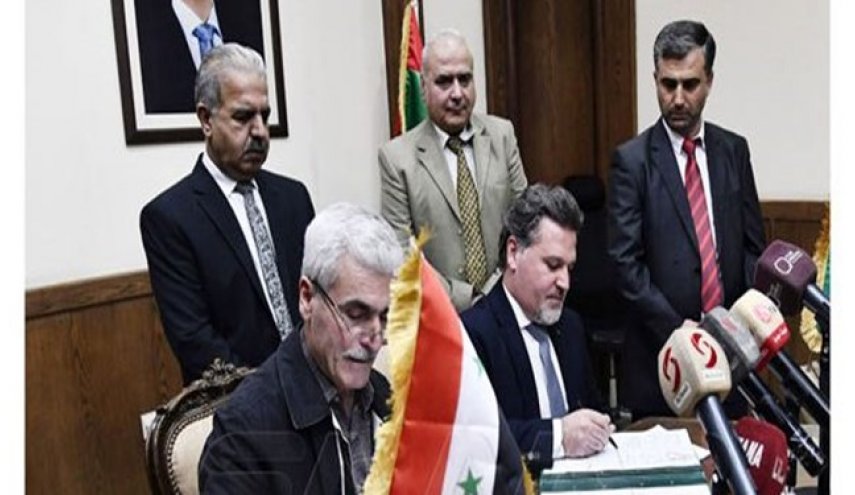 امارات و سوریه اولین قرارداد همکاری را پس از 10 سال امضا کردند