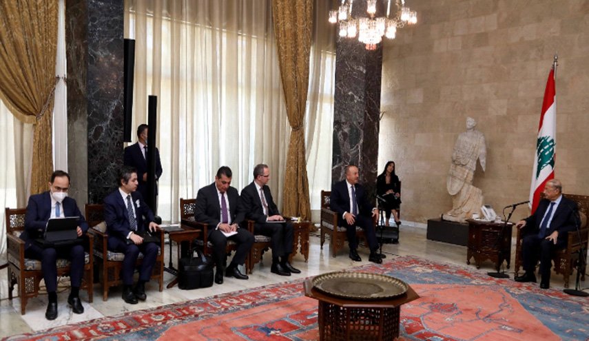 رایزنی وزیر خارجه ترکیه با مقامات لبنان