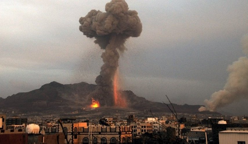 حمله هوایی جنگنده‌های سعودی به صنعاء
