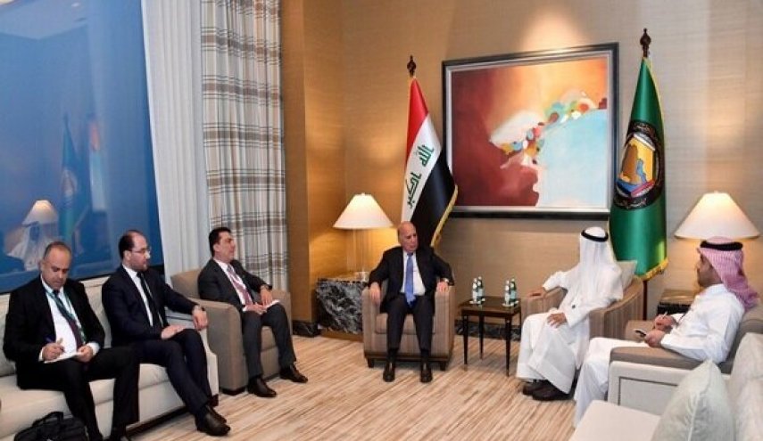 دیدار وزیر خارجه عراق و دبیرکل شورای همکاری خلیج فارس
