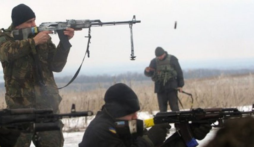 رزمایش نظامی اوکراین در نزدیکی مرز روسیه