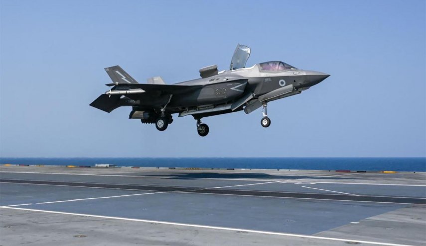 بريطانيا تكشف سبب تحطم المقاتلة إف-35 في البحر الأبيض المتوسط