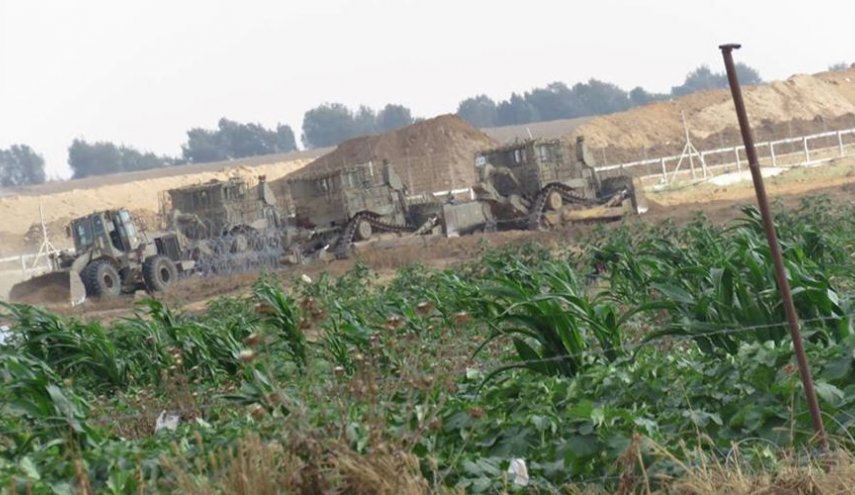 تخریب اراضی کشاورزی فلسطینیان در غزه  