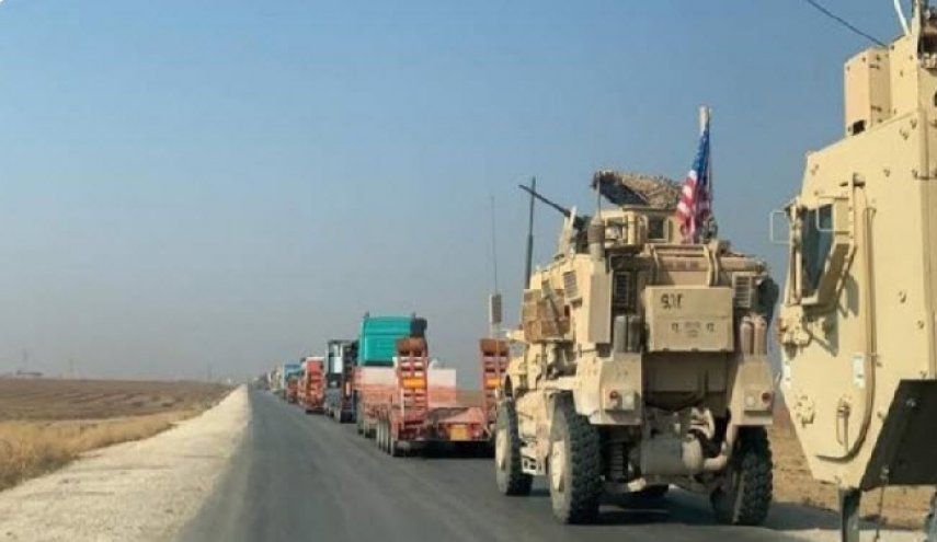 یک کاروان لجستیک دیگر آمریکا در عراق هدف قرار گرفت
