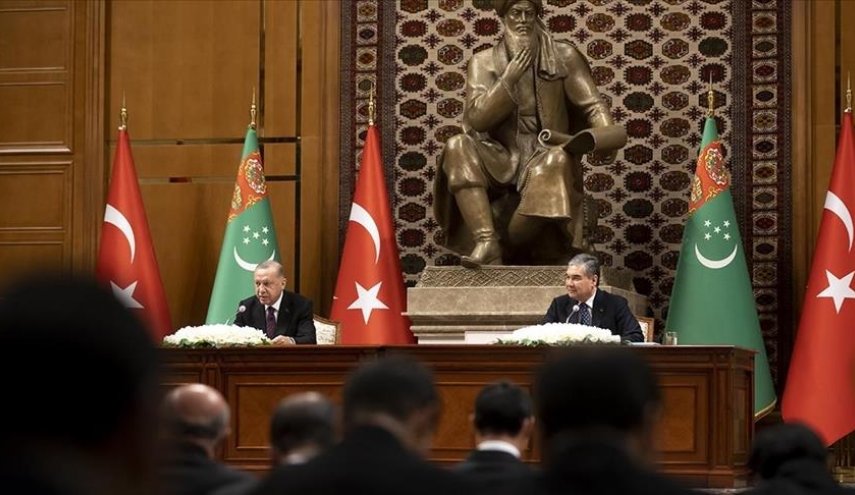 الرئيس التركي: عازمون على رفع التجارة مع تركمانستان إلى 5 مليارات دولار