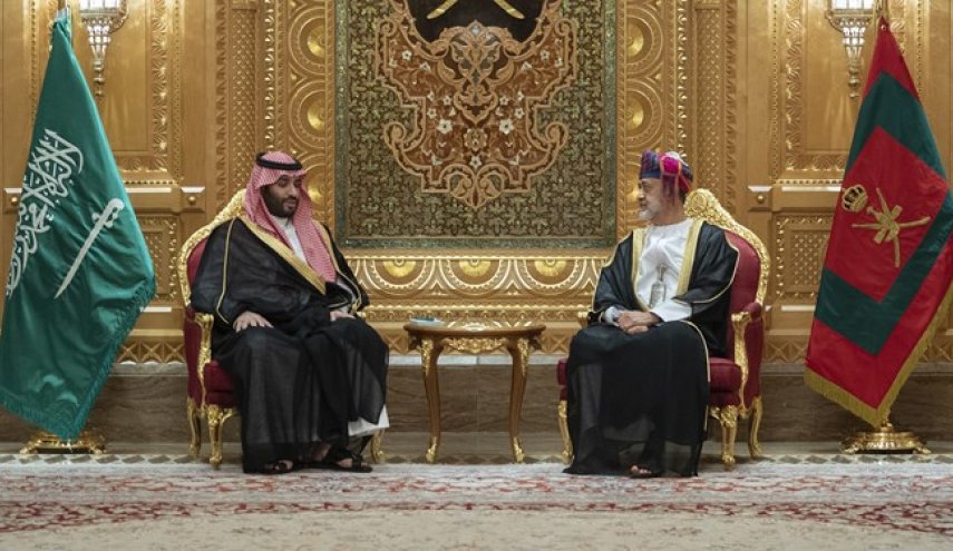 دیدار ولی‌عهد عربستان سعودی با سلطان عمان