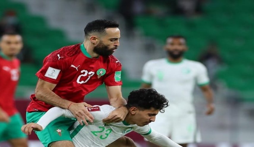 كأس العرب.. المغرب تتقدم على السعودية 
