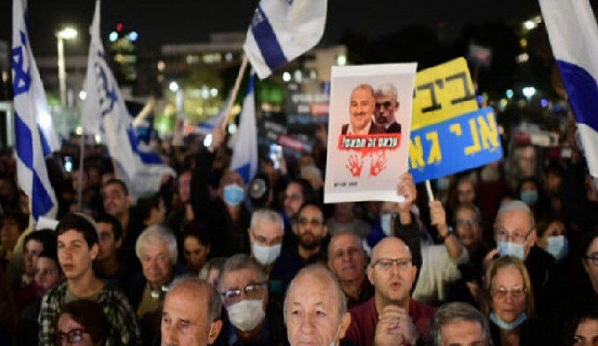 تظاهرات علیه کابینه رژیم صهیونیستی در تل‌آویو