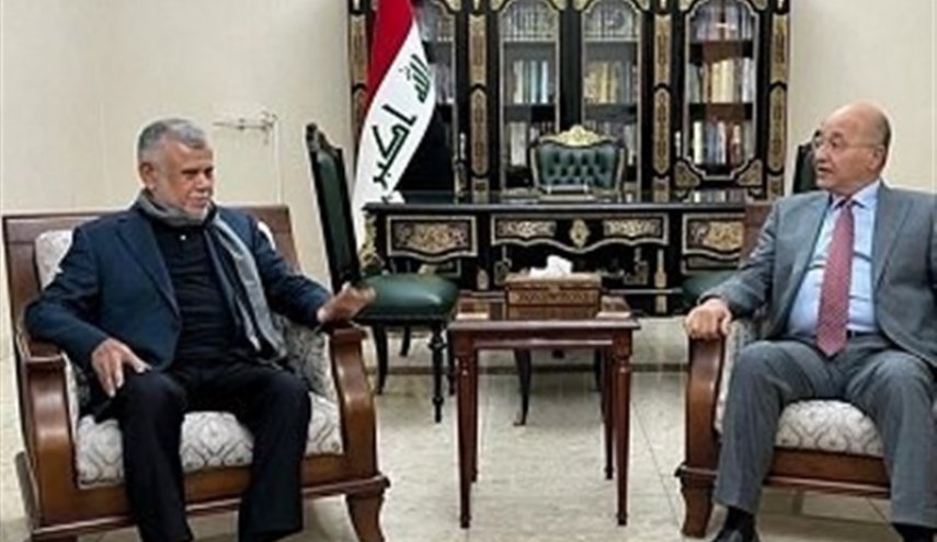 رایزنی رئیس جمهور عراق با رئیس ائتلاف الفتح