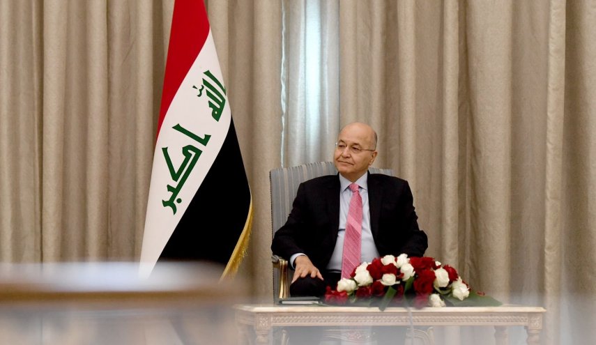 الرئيس العراقي: يجب دعم الدولة لاستئصال فلول الارهاب