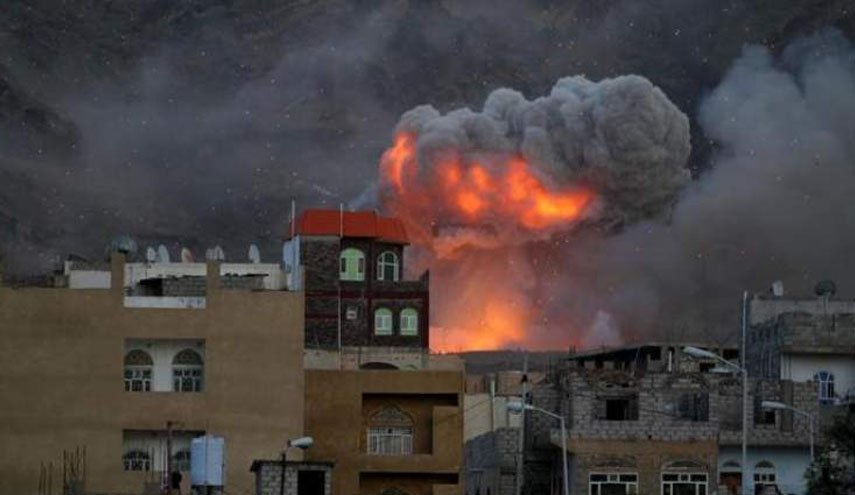 حملات گسترده ائتلاف متجاوز سعودی به استان مأرب یمن