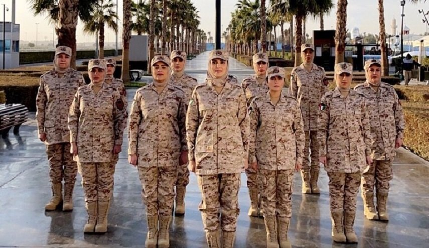 بدء عملية تسجيل النساء الراغبات في الالتحاق بالجيش الكويتي