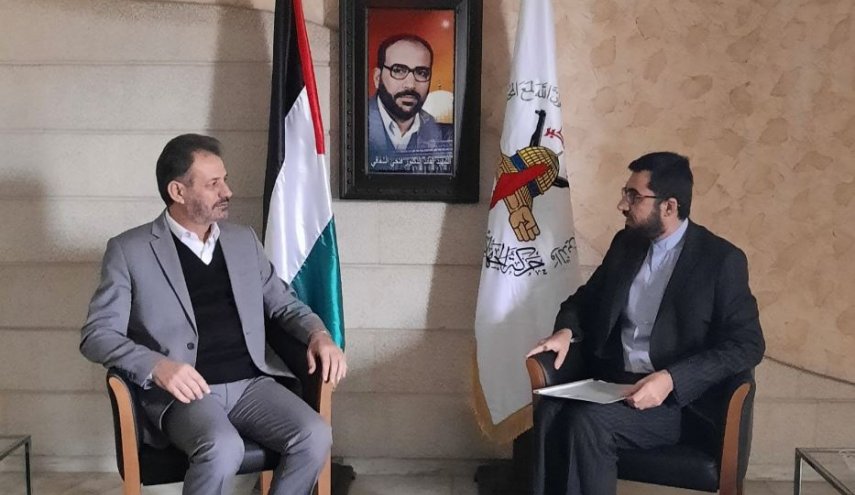 ممثل الجهاد الاسلامي في لبنان يلتقي المستشار السياسي في السفارة الإيرانية