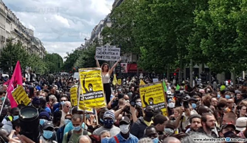 تظاهرات مناهضة للعنصرية في كافة أنحاء فرنسا