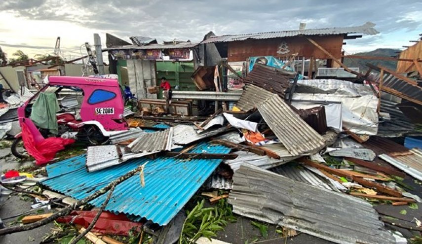 حصيلة ضحايا إعصار الفلبين تتجاوز 208 أشخاص

