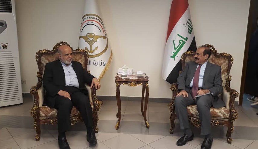 رایزنی سفیر ایران و وزیر عراقی در باره وضعیت راه آهن شلمچه – بصره 