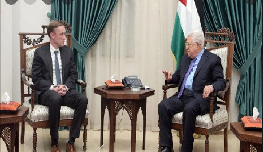 عباس در دیدار با سالیوان: اسرائیل باید به اشغال قلمرو فلسطینیان پایان دهد