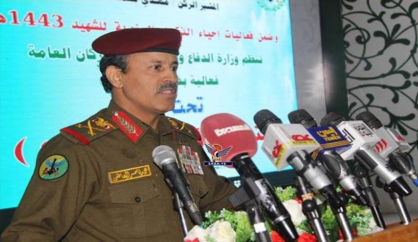 وزير الدفاع اليمني يتوعد دول العدوان بنيران لهب محرقة