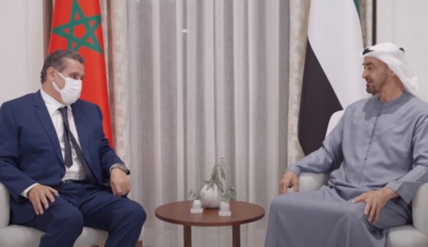 دیدار نخست وزیر مراکش با ولیعهد امارات