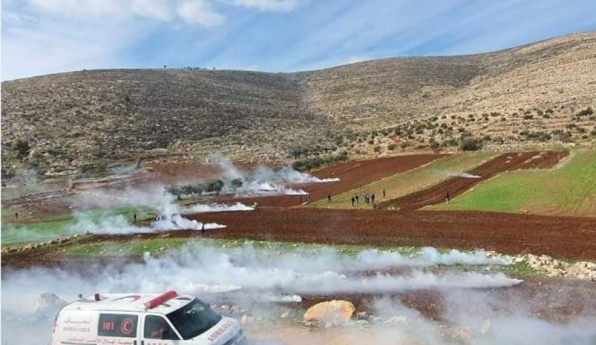 134 اصابة خلال مواجهات مع الاحتلال في جبل صبيح 