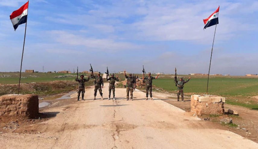 الجيش السوري يعترض رتلا لقوات الاحتلال الاميركي بريف القامشلي