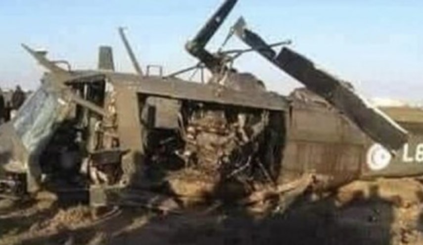 سقوط بالگرد آمریکایی نیروی هوایی تونس و کشته شدن خلبان