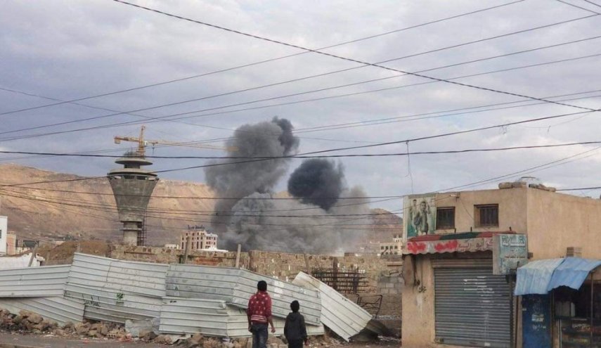 العدوان السعودي يشن ثلاث غارات على الأمانة ومحافظة صنعاء باليمن

