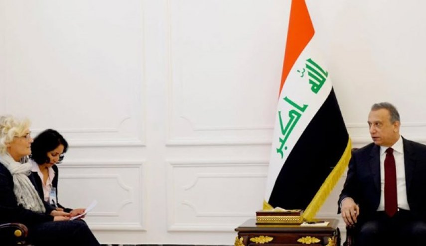 وزیر دفاع آلمان با نخست‌وزیر عراق در بغداد دیدار کرد