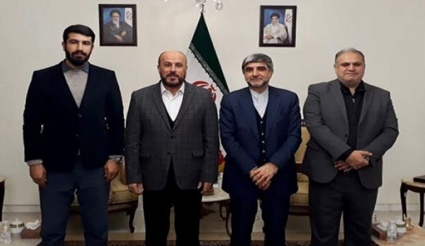 ممثل 'حماس' يتباحث مع السفير الإيراني حول مستجدات القضية الفلسطينية