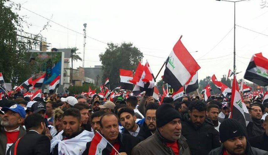 فراخوان تظاهرات علیه رئیس پارلمان عراق
