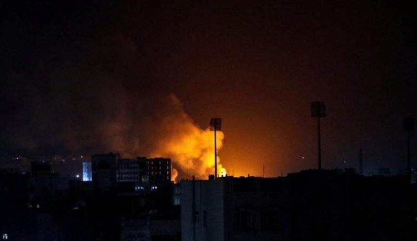 حملات هوایی ائتلاف سعودی به پایتخت یمن