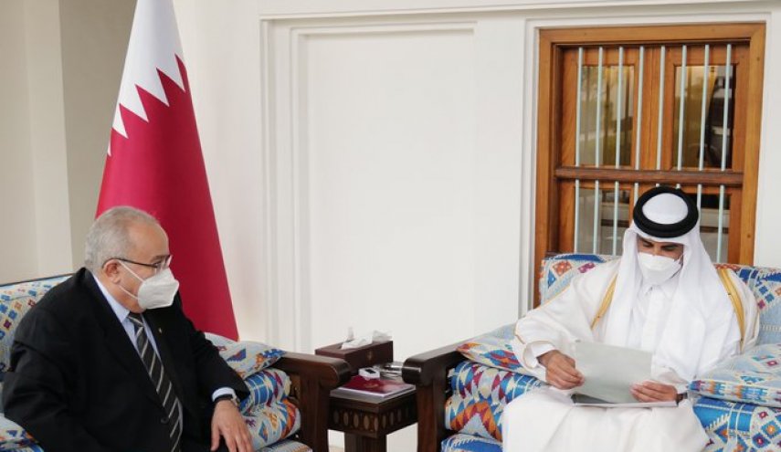 أمير قطر يتسلّم رسالة من رئيس الجزائر