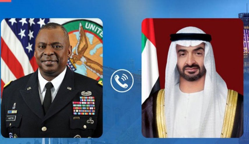 گفت‌وگوی ولی‌عهد ابوظبی با وزیر دفاع آمریکا درباره حمله موشکی یمن


