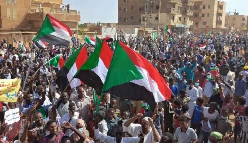 تظاهرات جمعه شهید در سودان برگزار شد 